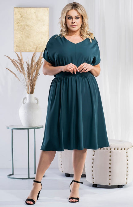  Plus size dress model 183387 Karko 