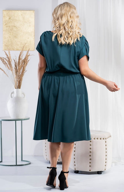  Plus size dress model 183387 Karko 